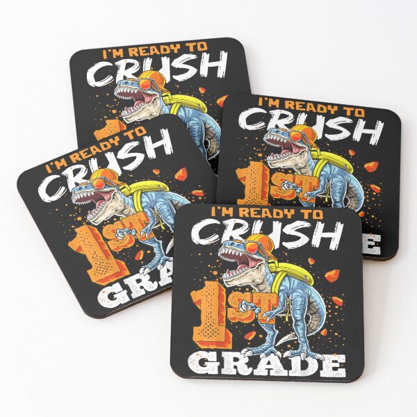 Item preview, Im Ready To Crush 1st Grade T Rex Dinosaur Back to School For Boys  designed and sold by anes18.