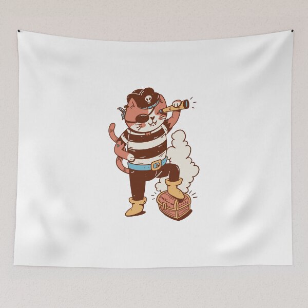 Item preview, Pirate cat animal cartoon  designed and sold by Cyrenaica 1949.