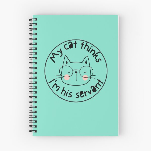 Aperçu de l'œuvre Mon chat pense que je suis son serviteur créée et vendue par CatOrDog.