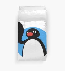 Hello pengu Duvet Cover