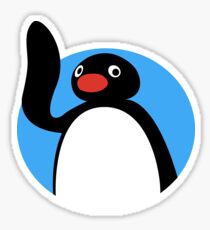 Hello pengu Sticker