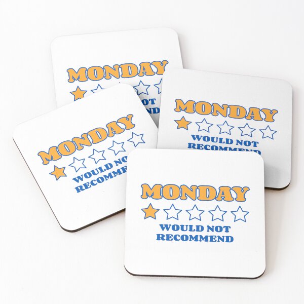 Item preview, Would not recommend Monday meme - One star review designed and sold by Popalt.