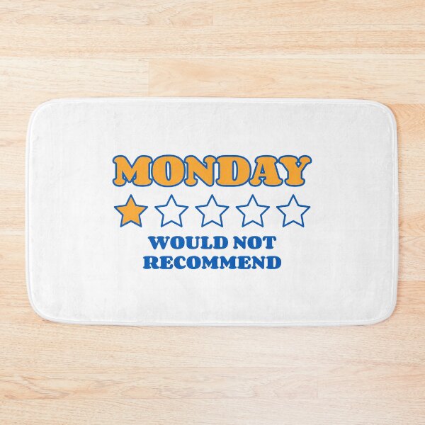 Item preview, Would not recommend Monday meme - One star review designed and sold by Popalt.