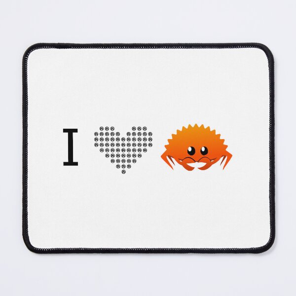 Item preview, I heart ferris - Rust designed and sold by leesander.