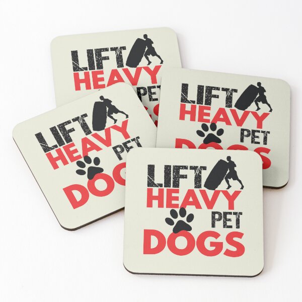 Item preview, Lift Heavy Pet Dog funny dog sayings for dog owners designed and sold by randomdogshirt.