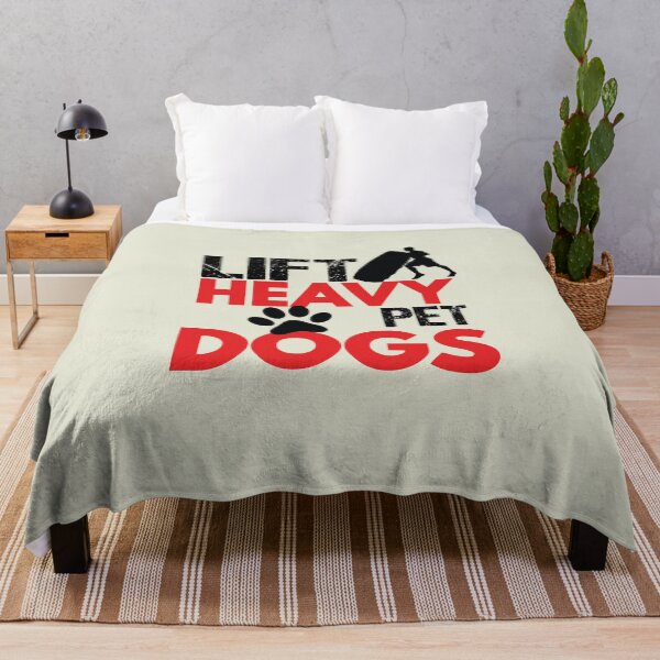 Item preview, Lift Heavy Pet Dog funny dog sayings for dog owners designed and sold by randomdogshirt.