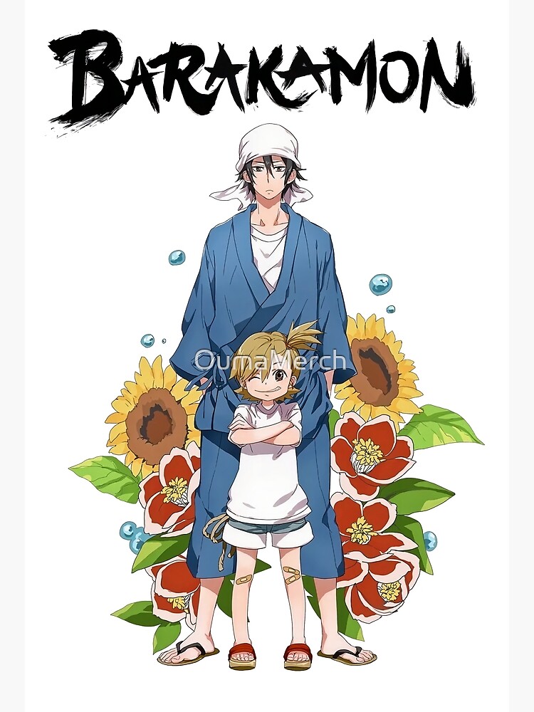 Barakamon Sei Handa and Naru Kotoishi | Greeting Card