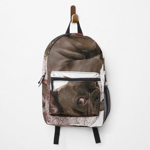 Item preview, Puppy Love - Sweet Frenchies with Chocolate Background designed and sold by Swaggaville.
