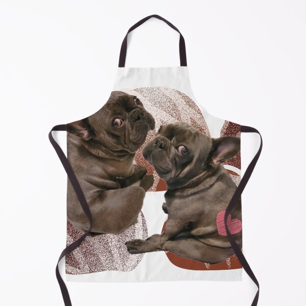 Item preview, Puppy Love - Sweet Frenchies with Chocolate Background designed and sold by Swaggaville.