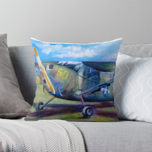 Stinson L-5 Throw Pillow