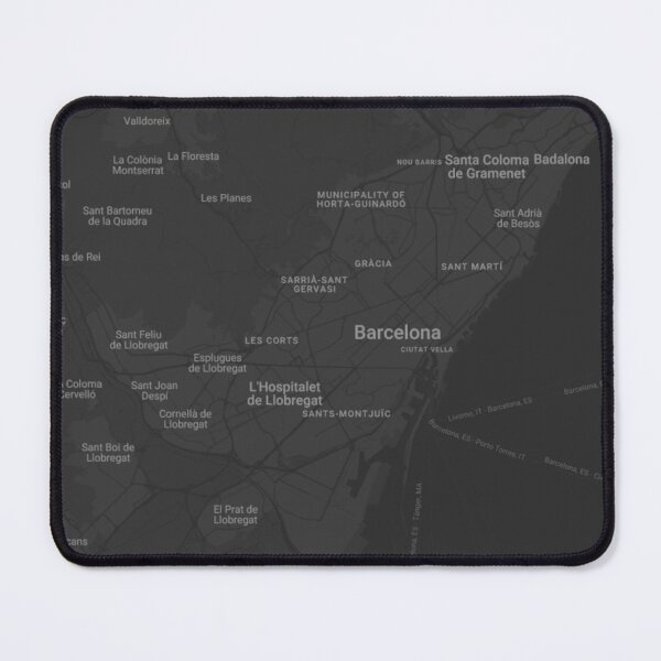 Item preview, Barcelona Map designed and sold by kapiks.