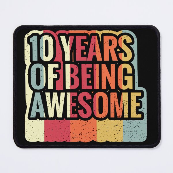 Item preview, 10 Years Of Being Awesome- 10th Birthday Gift Ideas For Kids designed and sold by Assla ⭐⭐⭐⭐⭐.