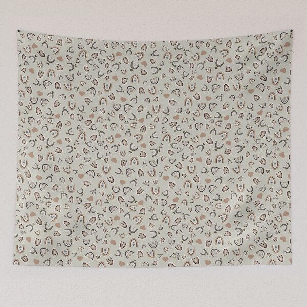 Item preview, I Love Rainbows -neutral oatmeal designed and sold by SisterlyLove.