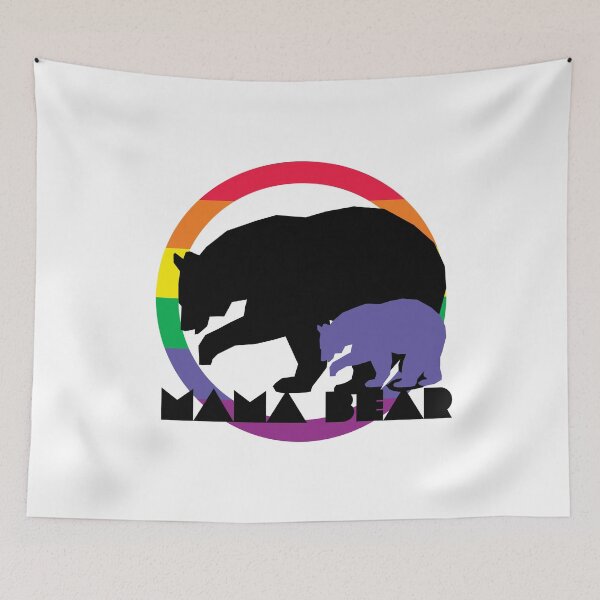 Item preview, Mama Bear Rainbow designed and sold by AngelaNinette.