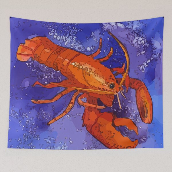Item preview, Red Lobster - WelshDesigns designed and sold by welshdesigns.