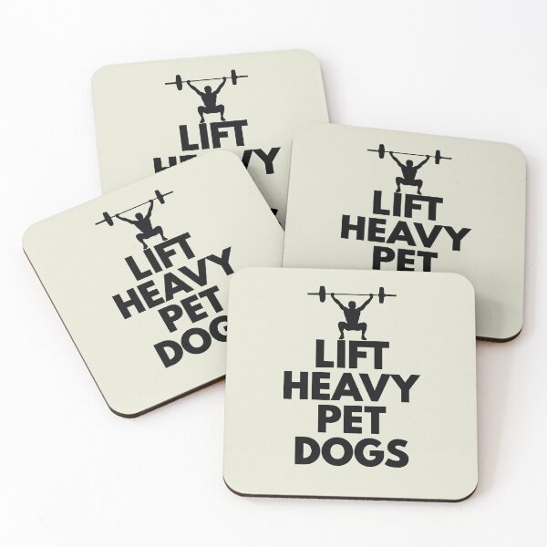 Item preview, Lift Heavy Pet Dog funny dog sayings for dog owners designed and sold by randomdogshirt.