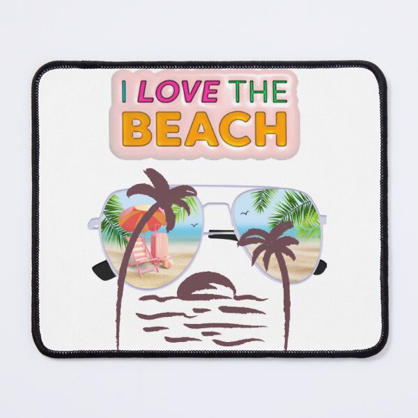 Item preview, i love the beach summer funny moments designed and sold by Nicedeco.