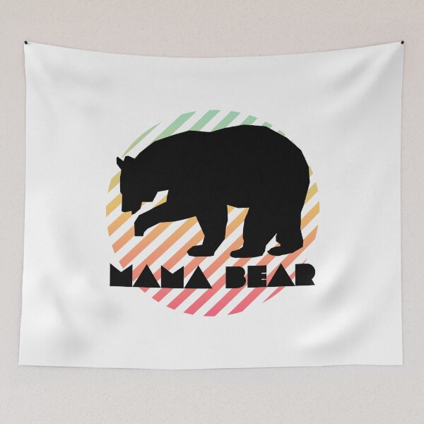 Item preview, Mama Bear Striped Pastel designed and sold by AngelaNinette.