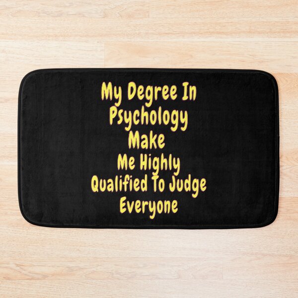 Item preview, My Degree In Psychology Make Me Highly Qualified To Judge Everyone  unisex Sticker. designed and sold by Sloyar.