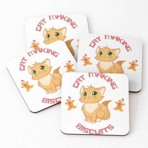 Item preview, cat making biscuits designed and sold by PaulGoldStore.
