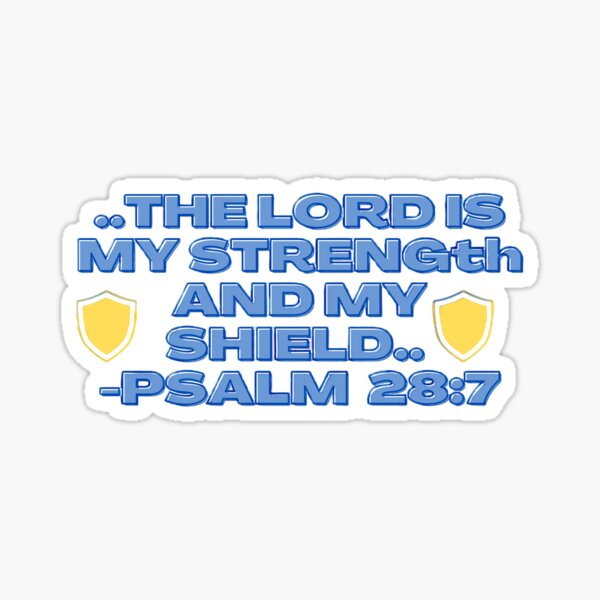 Psalm 28: 7 Colorable Stickers [Book]