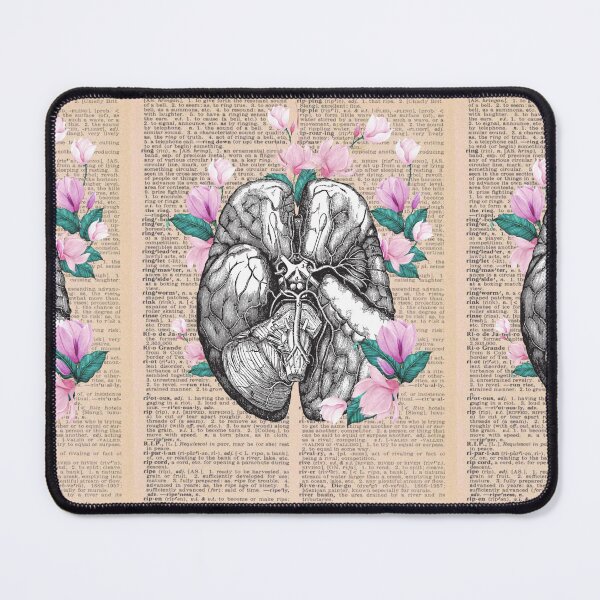 Item preview, Vintage Medical Floral Brain Art designed and sold by Preslava Genova.