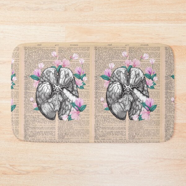 Item preview, Vintage Medical Floral Brain Art designed and sold by Preslava Genova.