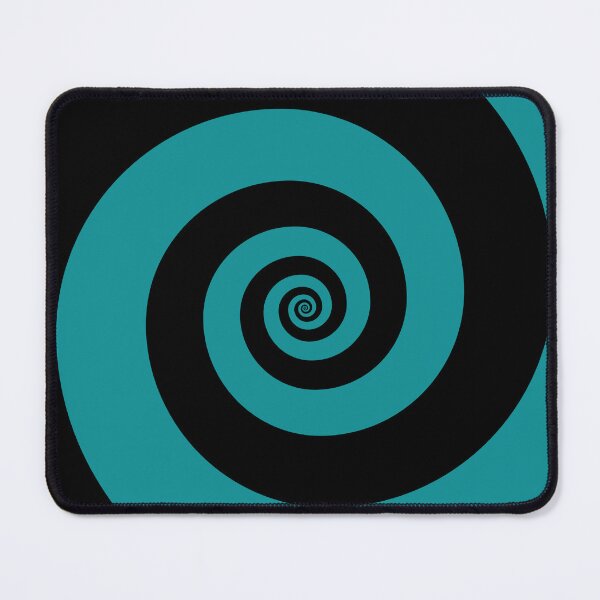 Item preview, Teal and Black Spiral designed and sold by Sparkle-Moth.