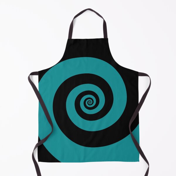 Item preview, Teal and Black Spiral designed and sold by Sparkle-Moth.