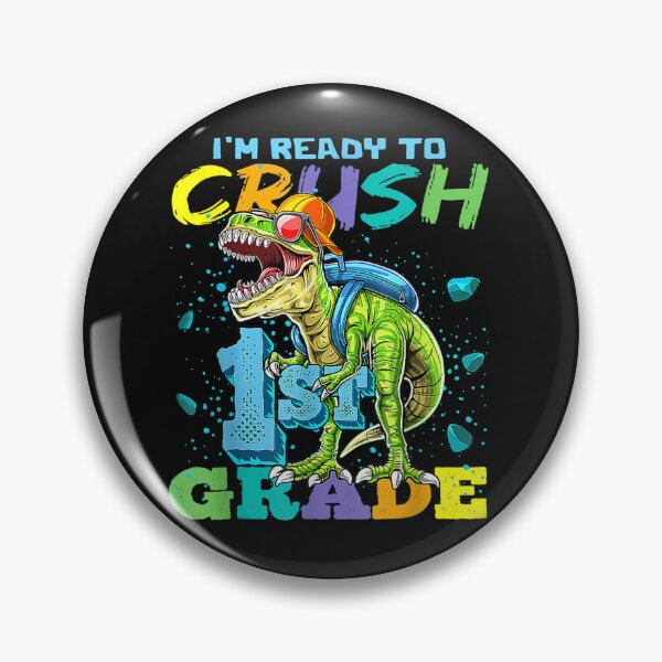 Item preview, Im Ready To Crush 1st Grade T Rex Dinosaur Back to School For Boys  designed and sold by anes18.
