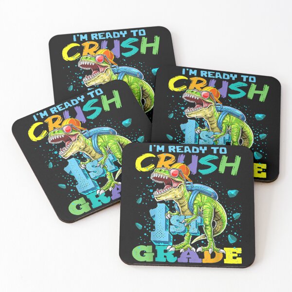 Item preview, Im Ready To Crush 1st Grade T Rex Dinosaur Back to School For Boys  designed and sold by anes18.