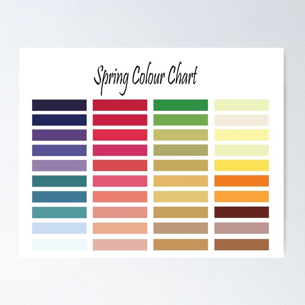 Item preview, Spring color swatch Color Me Beautiful Seasonal Color Palette designed and sold by Dee Dee.