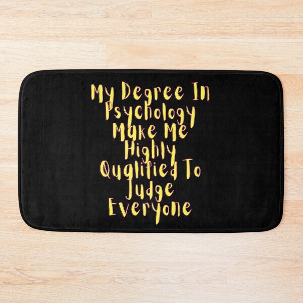 Item preview, My Degree In Psychology Make Me Highly Qualified To Judge Everyone  unisex Sticker. designed and sold by Sloyar.