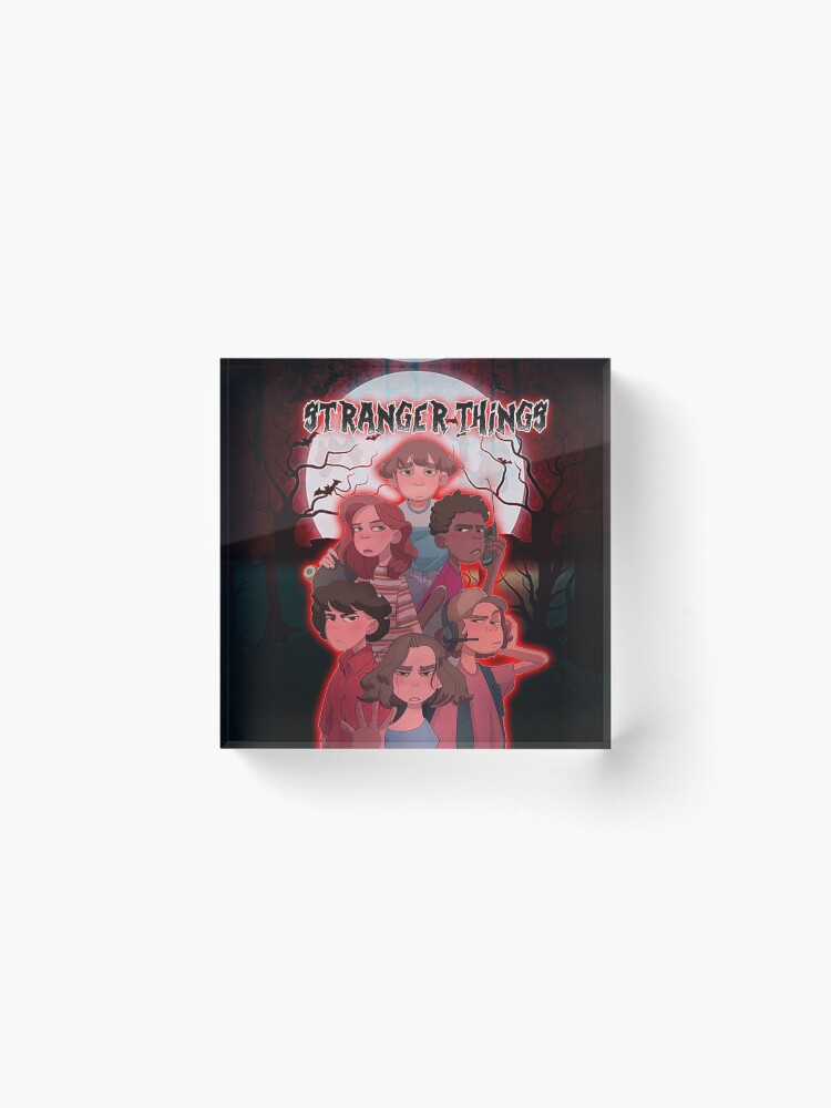Alternate view of Stranger Things Merch Fanart Acrylic Block