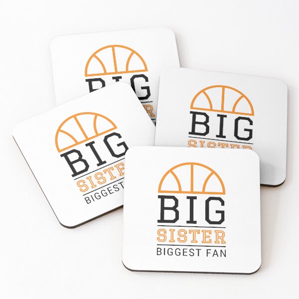 Item preview, Big Sister Biggest Fan Basketball, Basketball Sister, Basketball Sis, Cheer Basketball Family designed and sold by singRsong.