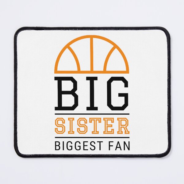 Item preview, Big Sister Biggest Fan Basketball, Basketball Sister, Basketball Sis, Cheer Basketball Family designed and sold by singRsong.