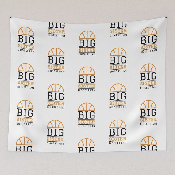 Item preview, Big Sister Biggest Fan Basketball, Basketball Sister, Basketball Sis, Cheer Basketball Family designed and sold by singRsong.