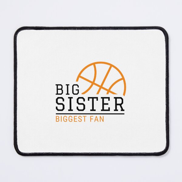 Item preview, Big Sister Biggest Fan Basketball, Basketball Sister, Basketball Sis, Cheer Basketball Family designed and sold by singRsong.