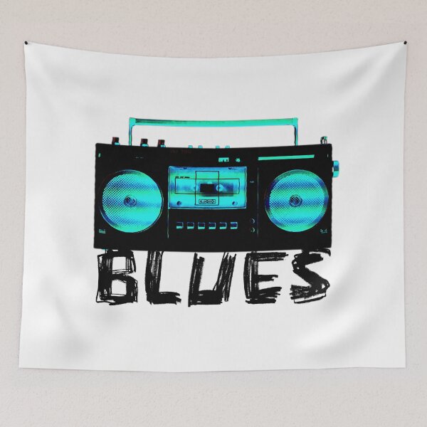 Item preview, Blues Rock Radio for Blues Music designed and sold by badlydrawnbabe.