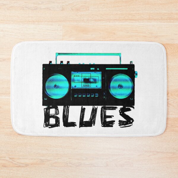 Item preview, Blues Rock Radio para música blues designed and sold by badlydrawnbabe.