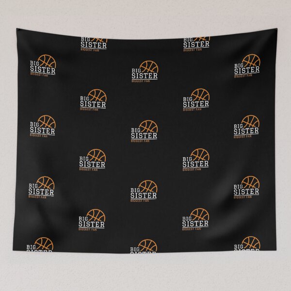 Item preview, Big Sister Biggest Fan Basketball, Basketball Sister, Basketball Sis, Cheer Basketball Family designed and sold by singRsong.