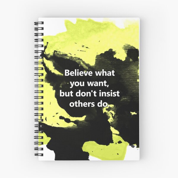 Item preview, Atheism Quote: Believe What You Want designed and sold by ThisOnAShirt.
