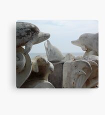 Dolphin Madness Canvas Print