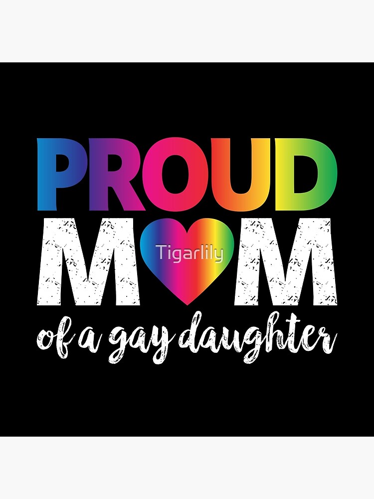 proud mom lgbtq shirt