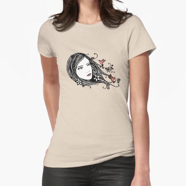 Hummingbirds Fitted T-Shirt