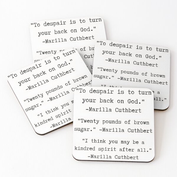 Item preview, Anne of Green Gables | Marilla Cuthbert Quotes designed and sold by WordsToArt.