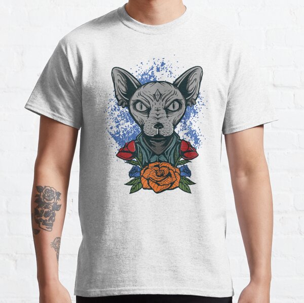 Designer Kitten Clothes | Classic LV T-shirt for Sphynx Cat