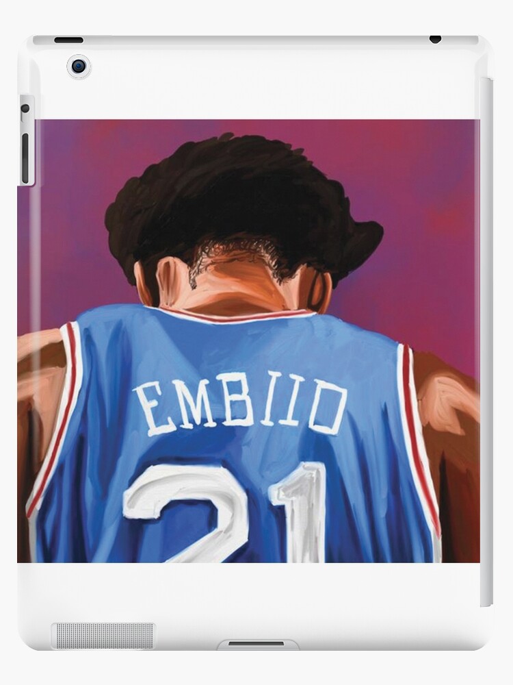 Joel Embiid 76ers Jersey iPad Case & Skin for Sale by