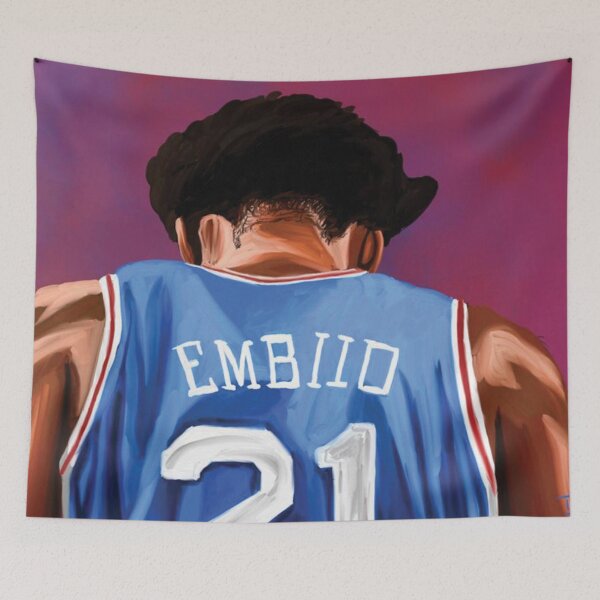 Item preview, 21 Embiid painting  designed and sold by tjamesart.