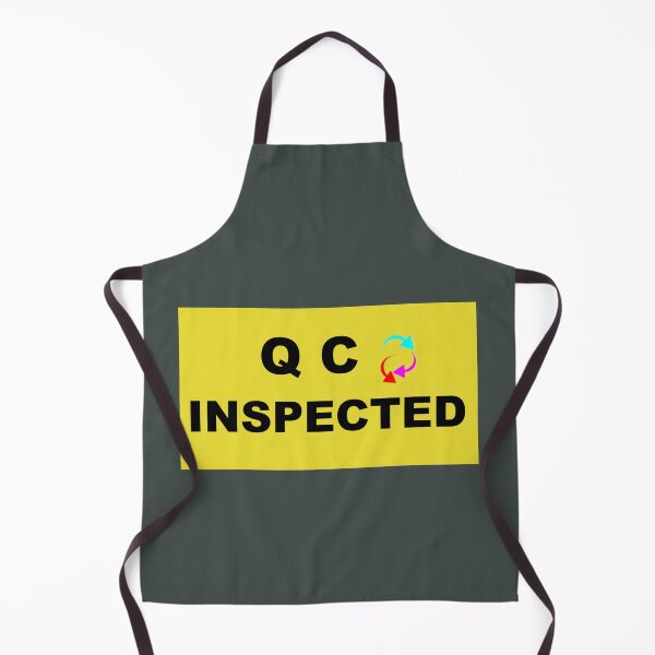 Item preview, QC INSPECTED sign design  designed and sold by lobodelnoir.